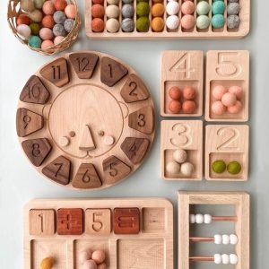 Set Educativo 5 en 1 en Madera