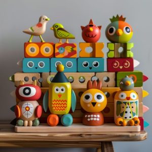 Set de Animales de Madera